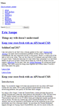 Mobile Screenshot of ericsaupe.com